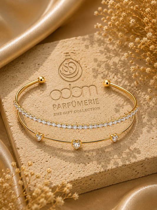 HEART LINE BANGLE