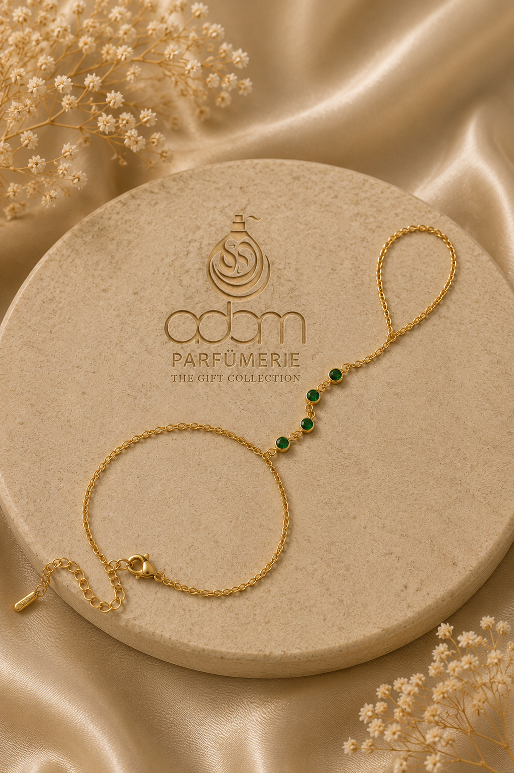 EMERALD GRACE | HAND CHAIN
