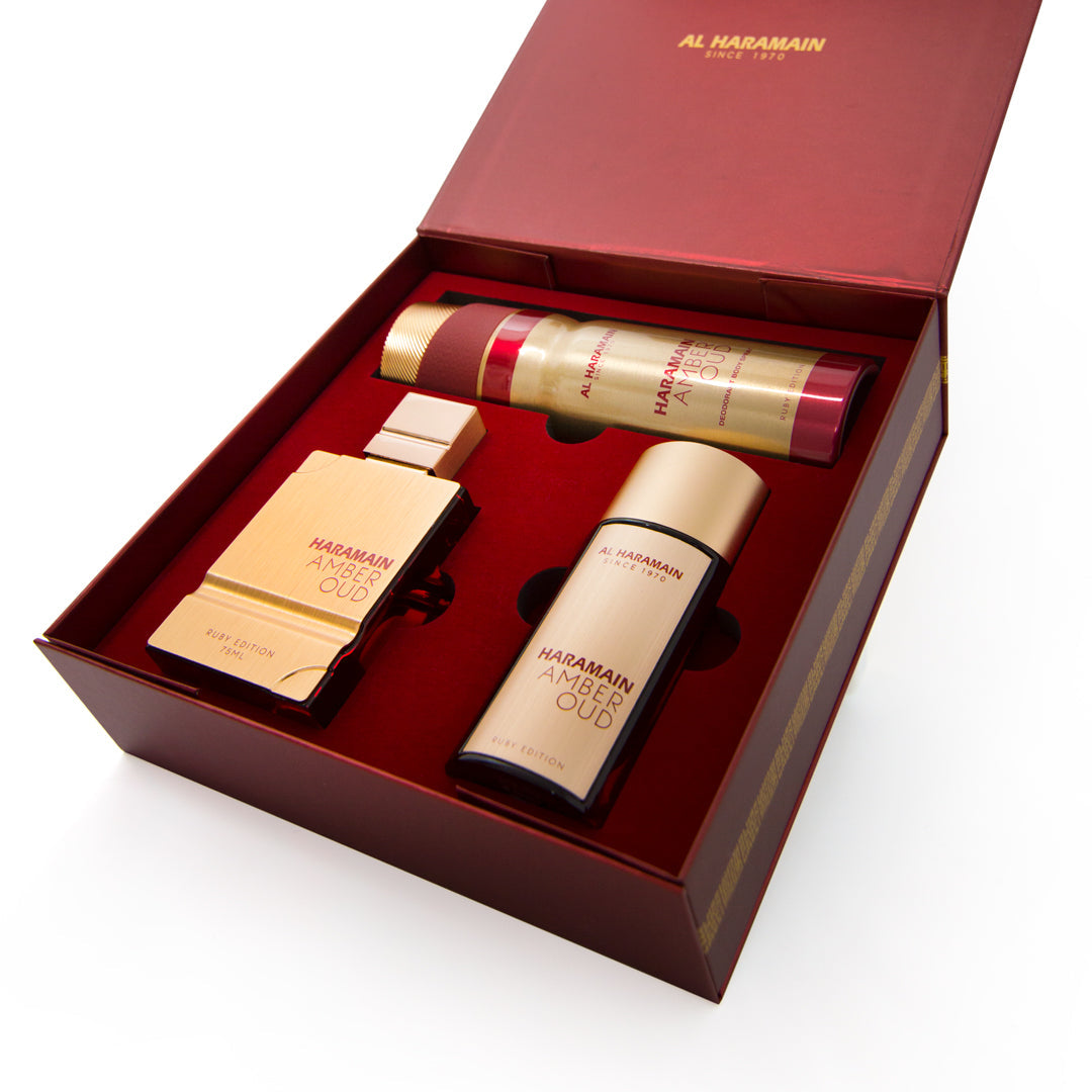 Al Haramain Amber Oud 3 piece set